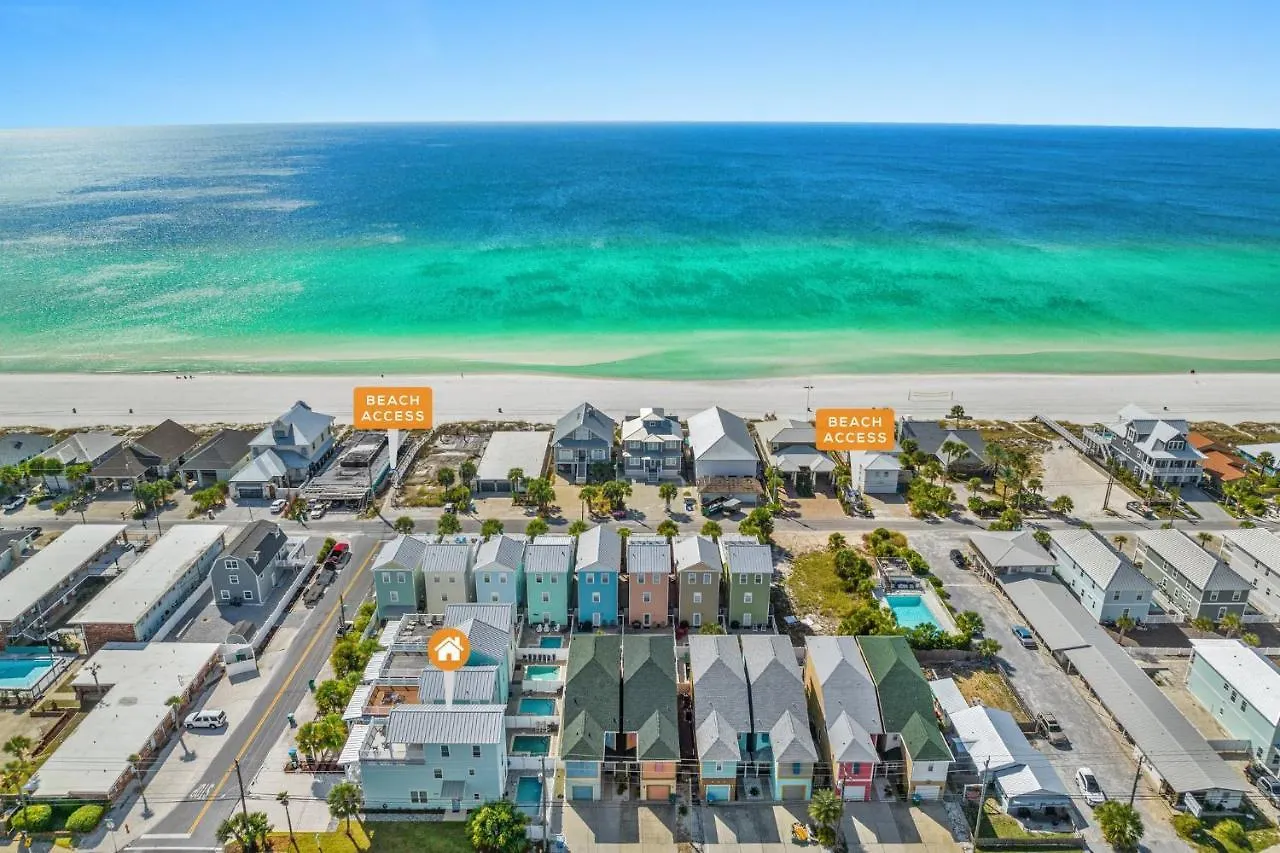 Spectacular 3Br 4Ba W/ Private Pool, 2 Min Walk To Beach - Sleeps 15! Panama City Beach